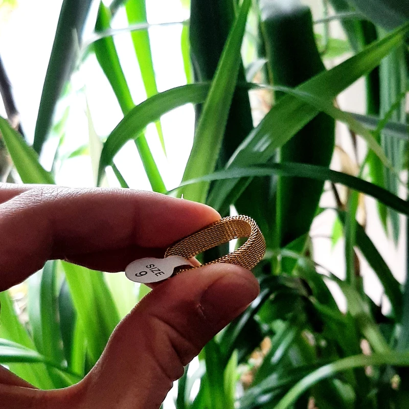 عکس شماره 8 : انگشتر مدل حصیری منعطف کد 22