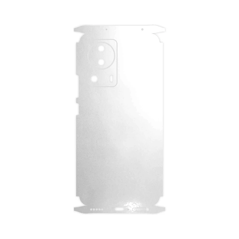 برچسب پوششی ماهوت مدل Metallic-White-FullSkin مناسب برای گوشی موبایل شیائومی 13 Lite