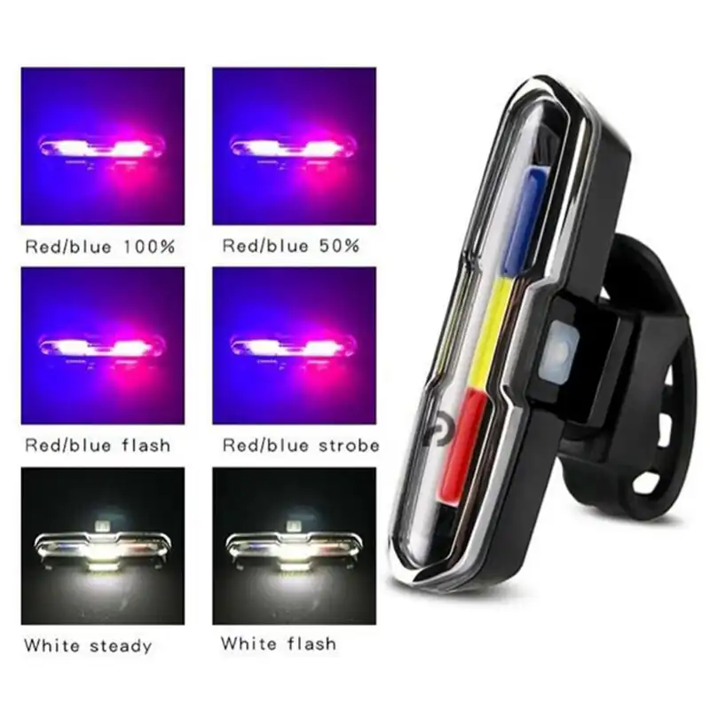 چراغ عقب دوچرخه مدل پلیسی شارژی ZH-1808