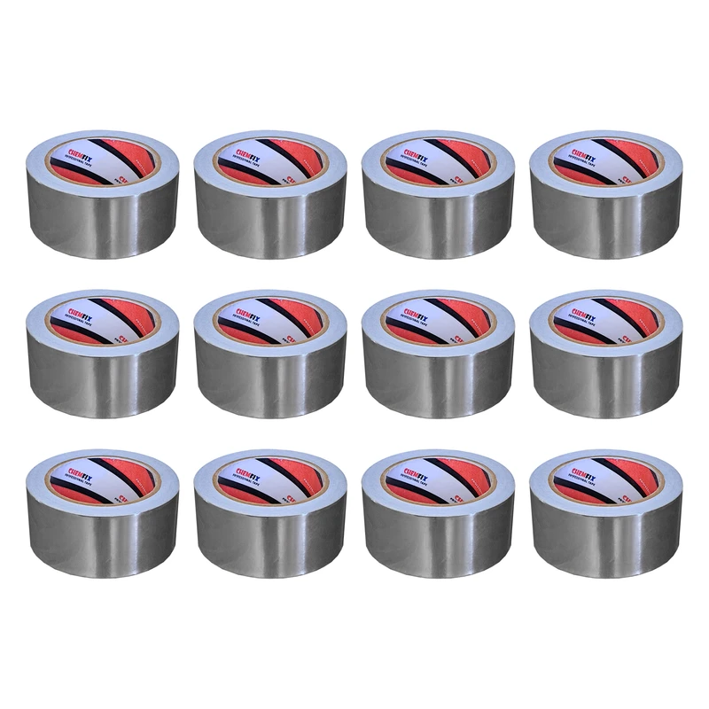 نوار چسب آلومینیوم چمفیکس مدل N25 عرض 5 سانتی متر بسته 12 عددی