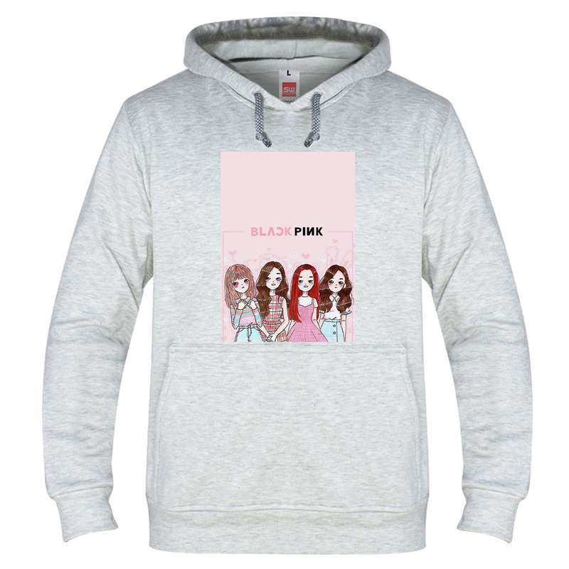هودی زنانه طرح بلک پینک کد 00900