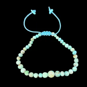 دستبند مدل سنگ فیروزه نیشابور کد 6855