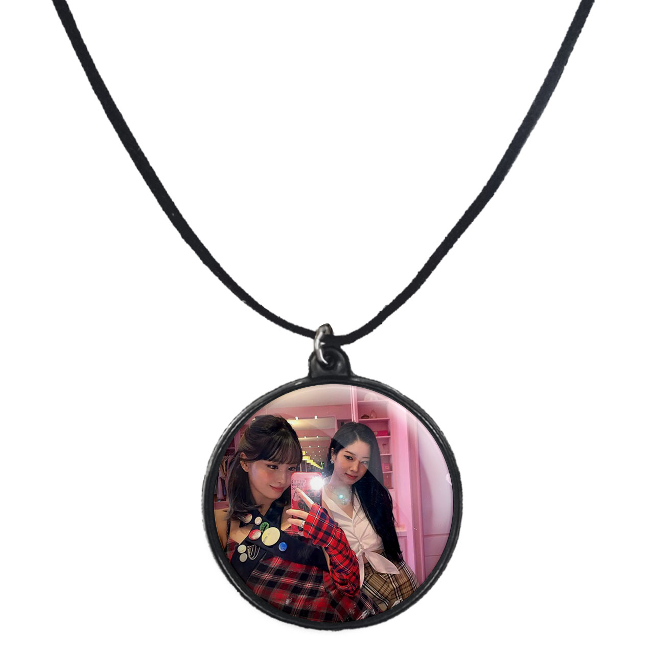 گردنبند پرمانه طرح تو ایس کد pmb.19525 مدل دو طرفه