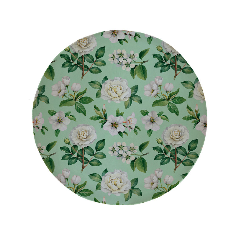 پادری مدل دایره طرح گل کد 5908 سایز 90 × 90 سانتی متر 