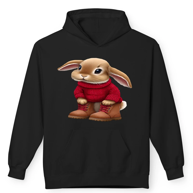 هودی زنانه پاد آفرین مدل خرگوش بازیگوش کد 06