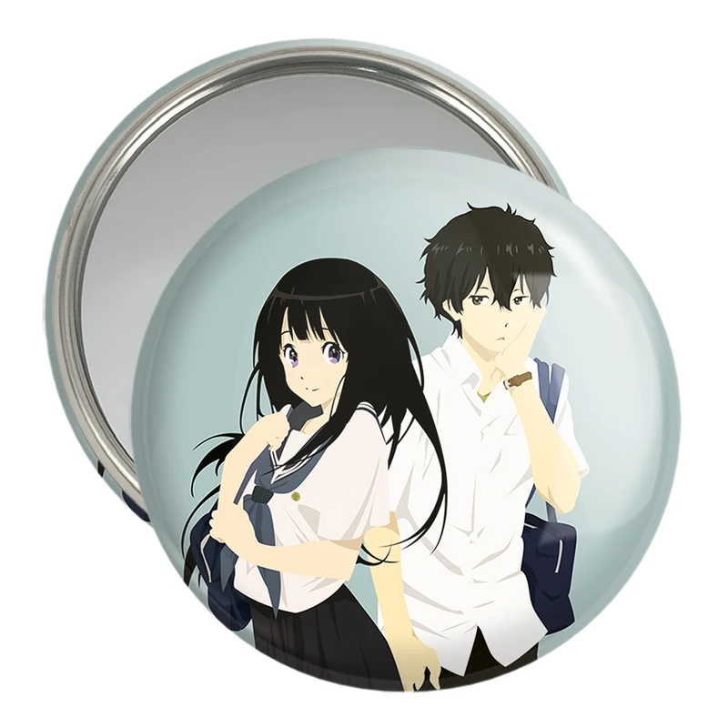 آینه جیبی خندالو مدل اورکی و چیتاندا انیمه هیوکا Hyouka  کد 17059