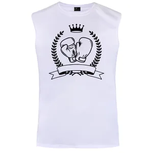 تاپ مردانه مدل بوکس کد BM24 رنگ سفید