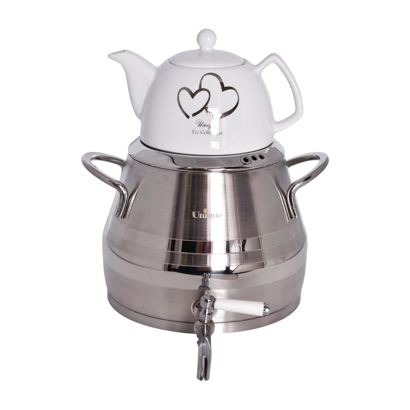 ست کتری و قوری یونیک MAT کد 7297 گنجایش کتری 5 لیتر گنجایش قوری 1 لیتر