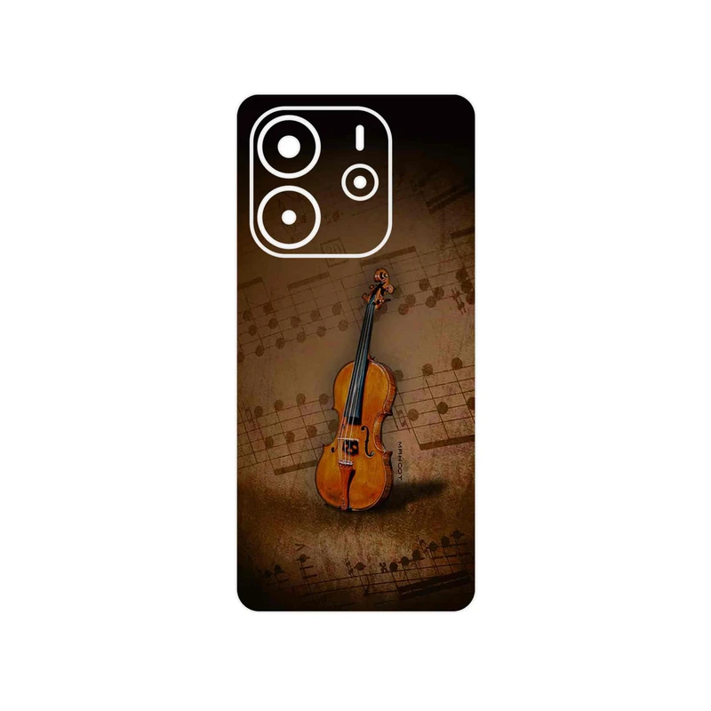 برچسب پوششی ماهوت مدل Violin_Instrument مناسب برای گوشی موبایل شیائومی Redmi Note 14 4G