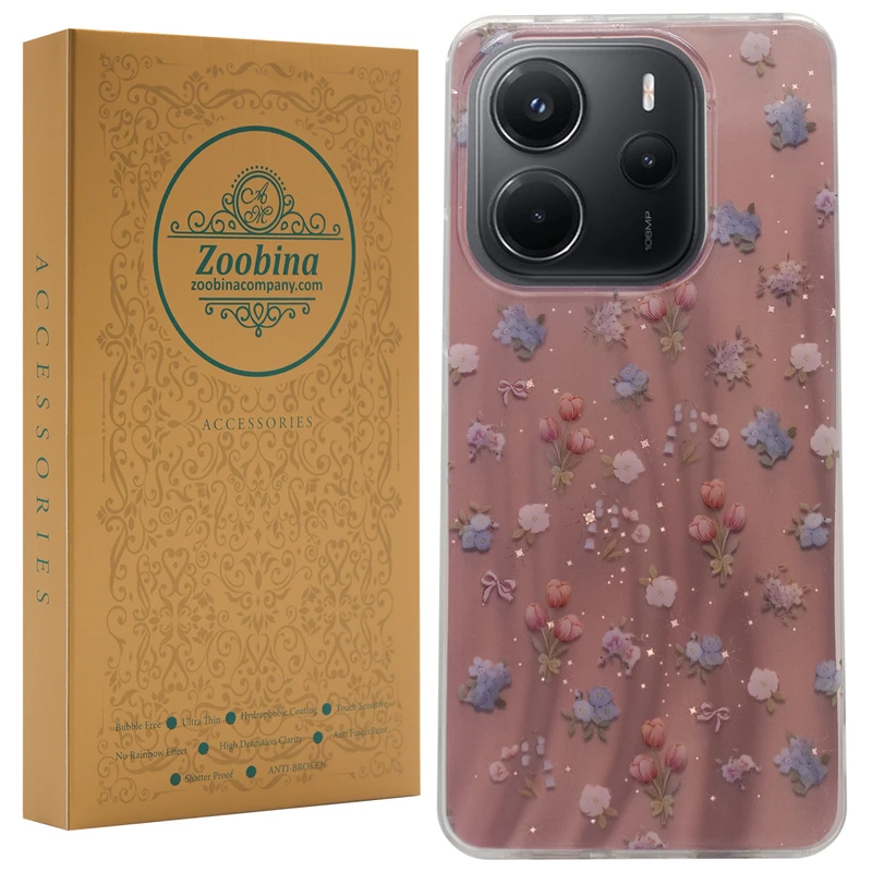کاور زوبینا مدل Cena مناسب برای گوشی موبایل شیائومی Redmi Note 14 4G