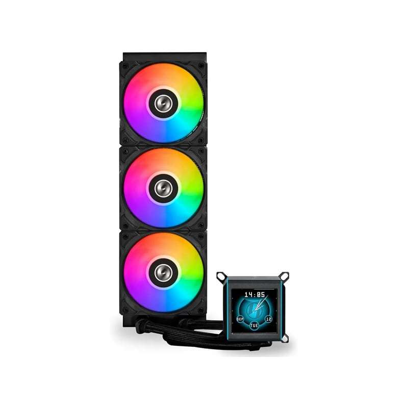 خنک کننده پردازنده لیان لی مدل GA II LCD 360 Black خنک کننده پردازنده لیان لی مدل GA II LCD 360 Black