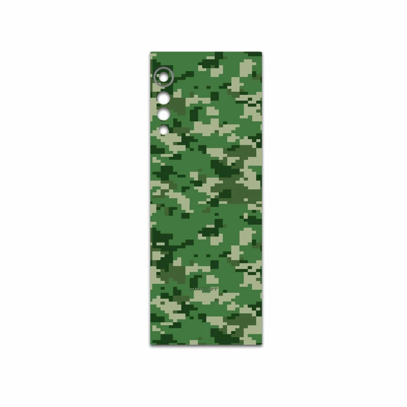 برچسب پوششی ماهوت مدل Army-Green-Pixel مناسب برای گوشی موبایل ال جی Velvet 5G
