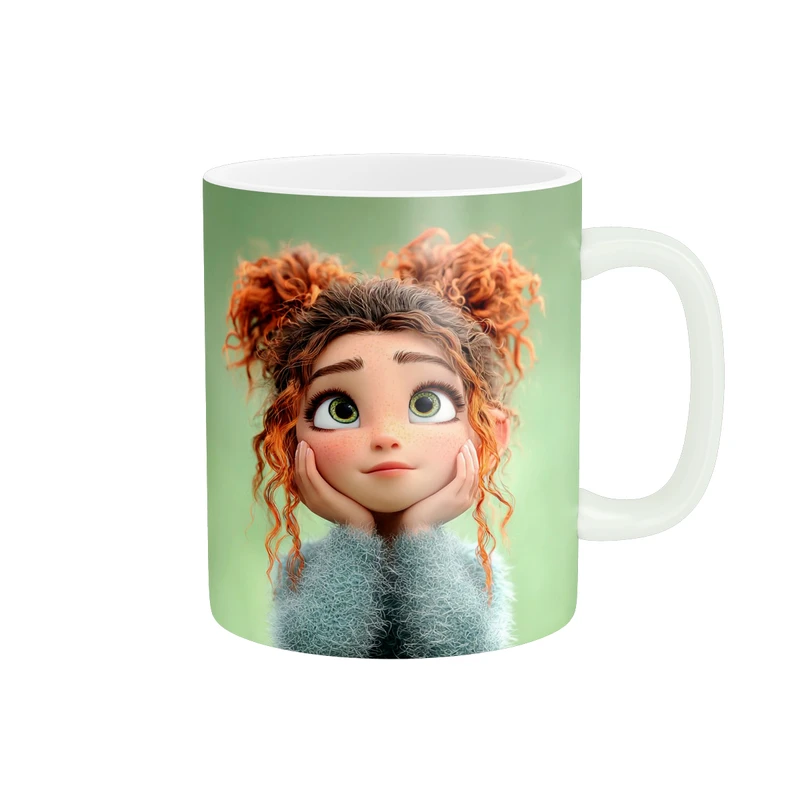 ماگ پاد آفرین طرح دختر کد 6147