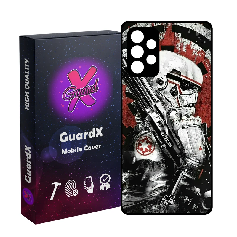 کاور گارد ایکس طرح جنگ ستارگان مدل Glass10494 مناسب برای گوشی موبایل سامسونگ Galaxy A53