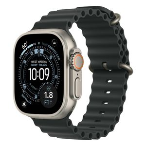 ساعت هوشمند 49 میلی متری اپل مدل Ultra 3 Natural Titanium Case با بند Ocean