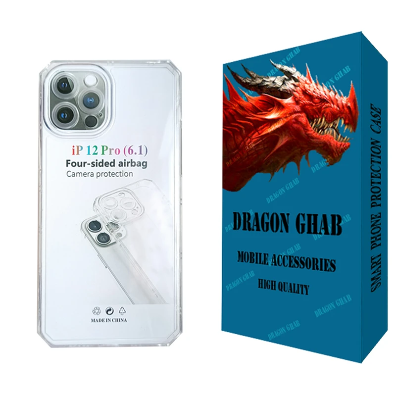 کاور دراگون قاب مدل JELL مناسب برای گوشی موبایل اپل iPhone 12 Pro