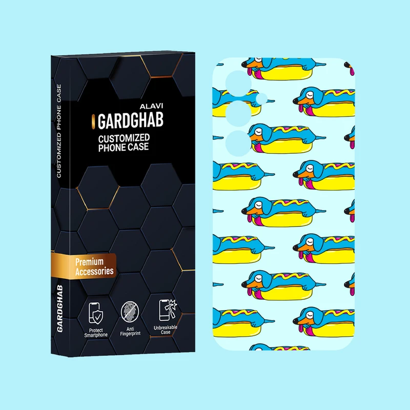 کاور گارد قاب علوی مدل پترن فانتزی مناسب برای گوشی موبایل سامسونگ Galaxy A55