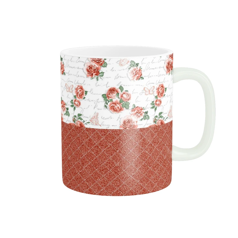 ماگ پاد آفرین طرح گل کد 5702