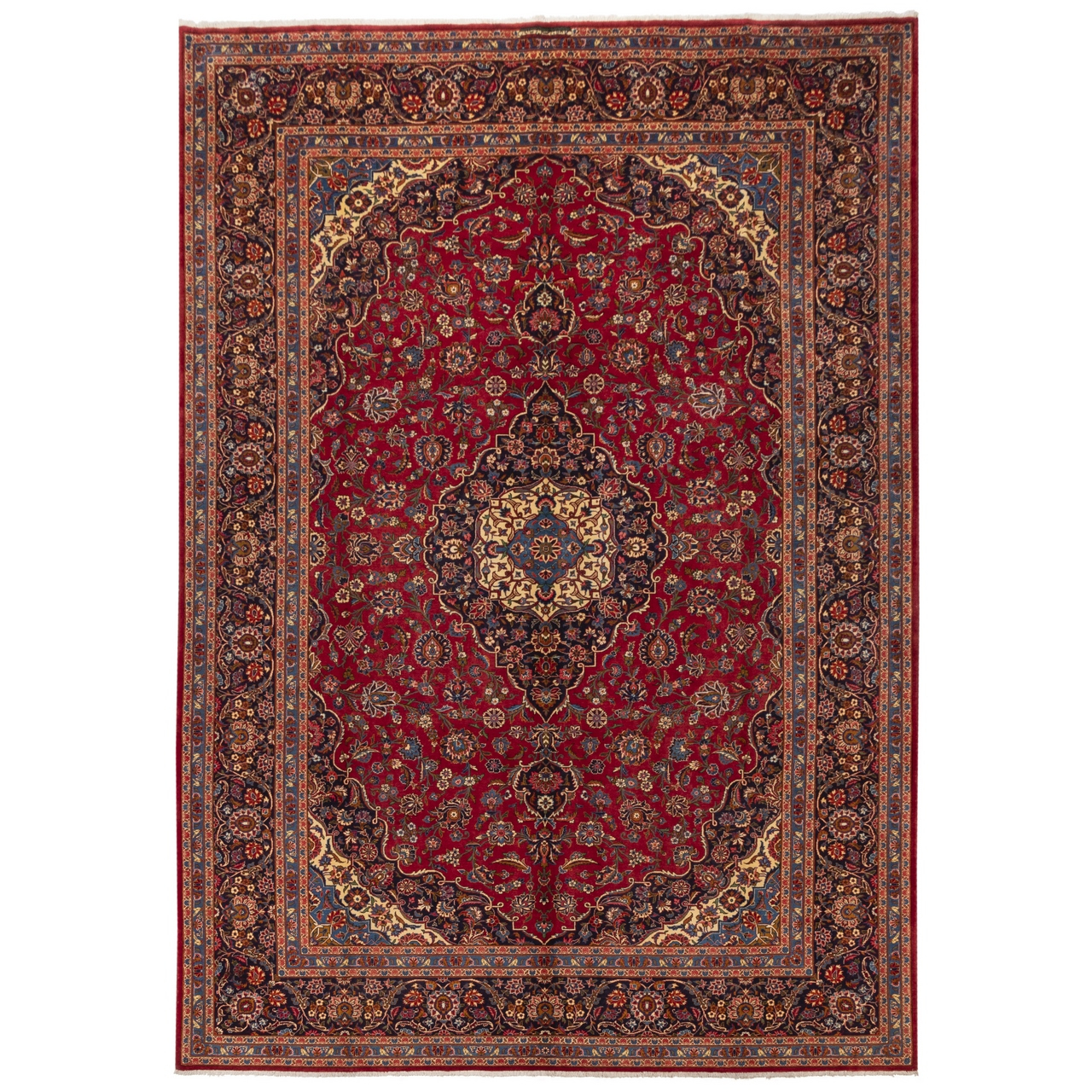 فرش قدیمی  دستباف ده و نیم متری سی پرشیا کد 187293