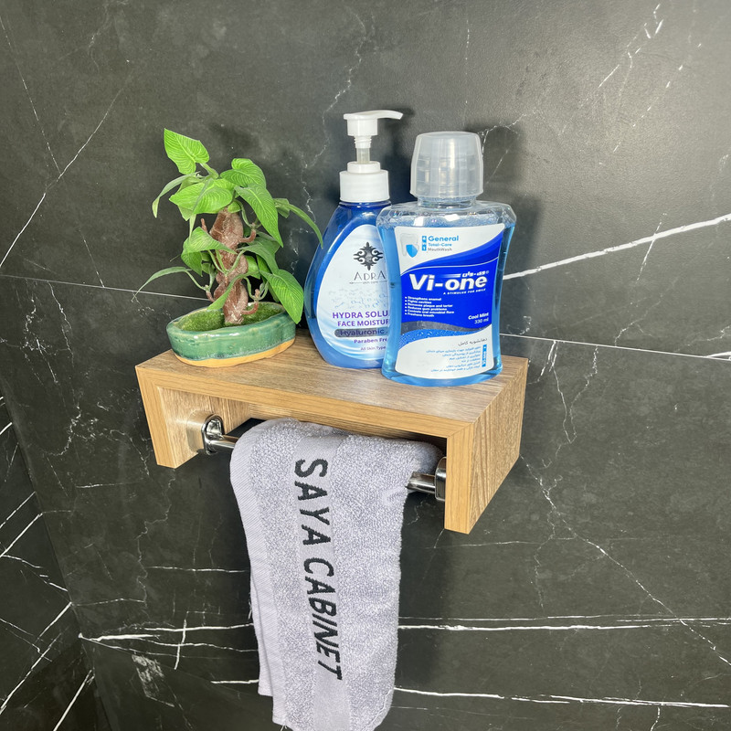 پایه رول دستمال کاغذی سایا کابینت مدل ضد آب کد S89