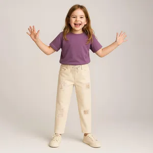 شلوار جین دخترانه تیپ تاپ مدل ‏32105B14