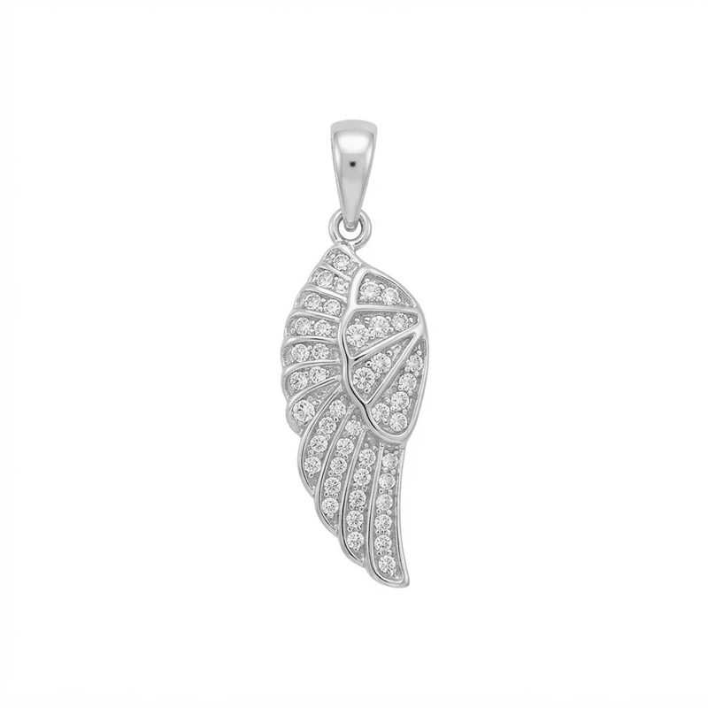 آویز گردنبند نقره زنانه رادوین مدل بال فرشته A.Z12206