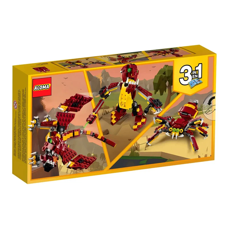 ساختنی 223 تکه آلوما مدل کریتور کد 11044