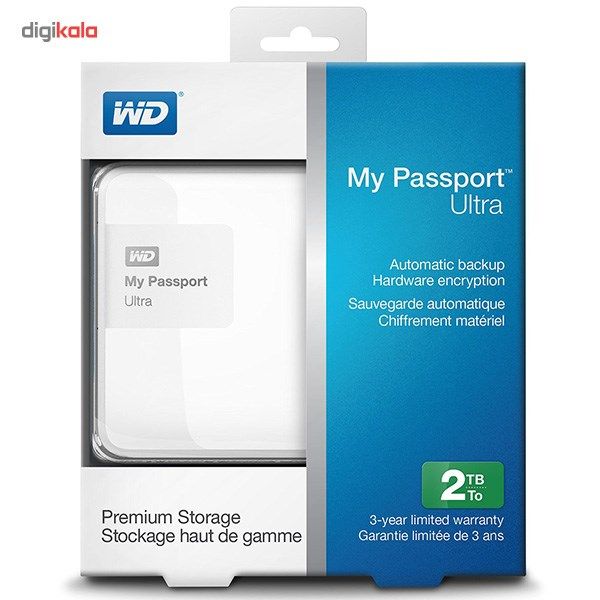 هارددیسک اکسترنال وسترن دیجیتال مدل My Passport Ultra Premium ظرفیت 2 ترابایت main 1 29