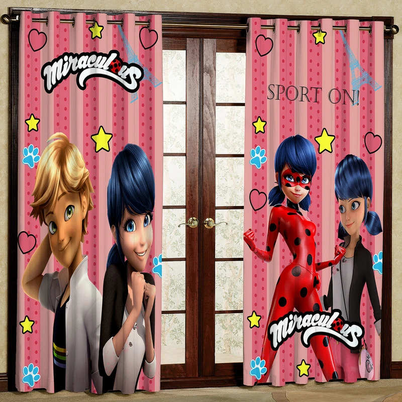 پرده مدل دختر کفش دوزکی هازان پانچی کد 1985a سایز 140x200 سانتی متر