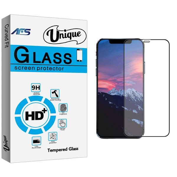 محافظ صفحه نمایش سرامیکی ای اف اس مدل Unique Glass مناسب برای گوشی موبایل اپل iPhone 12 / 12 Pro