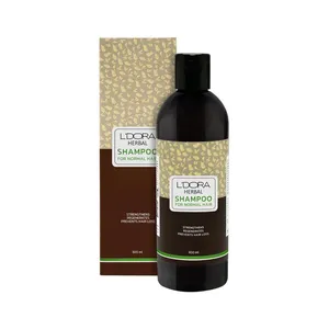 شامپو تقویت کننده و ترمیم کننده مو لدورا مدل گیاهی موهای خشک و آسیب دیده هربال حجم 300 میلی لیتر