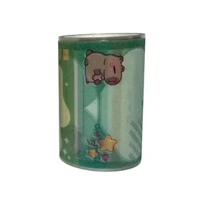 برچسب مدل شفاف اکلیلی طرح کاپی بارا کد capi2