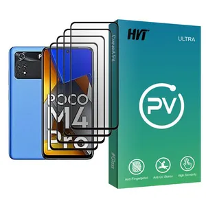 HVT PV Glass MIX004 Screen Protector For Xiaomi Poco M4 Pro Pack Of 4