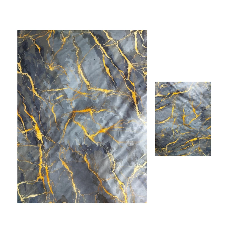 سرویس ملحفه مدل ماربل کشدوز 90 یک نفره 2 تکه