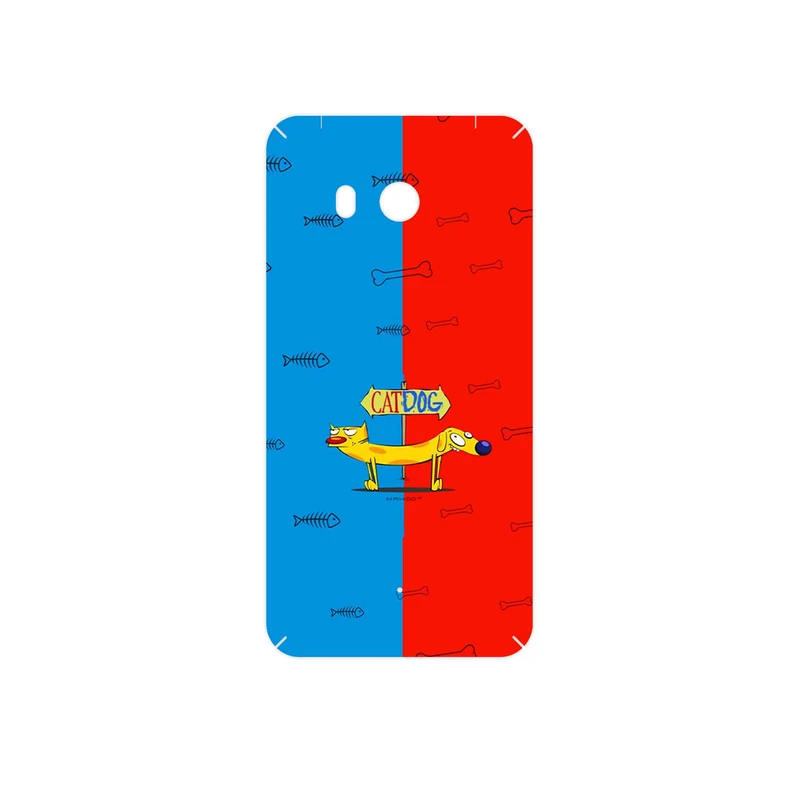 برچسب پوششی ماهوت مدل CatDog مناسب برای گوشی موبایل اچ تی سی U11