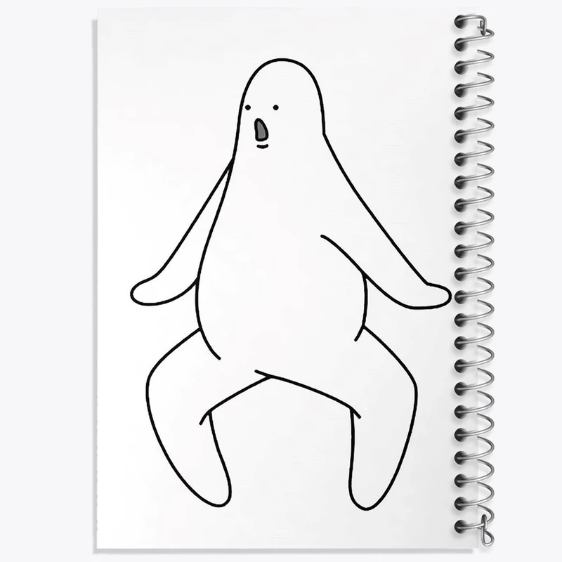 دفتر لیست خرید 50 برگ خندالو طرح تنبل خسته کد 29404