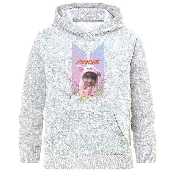 هودی زنانه طرح بی تی اس مدل H623