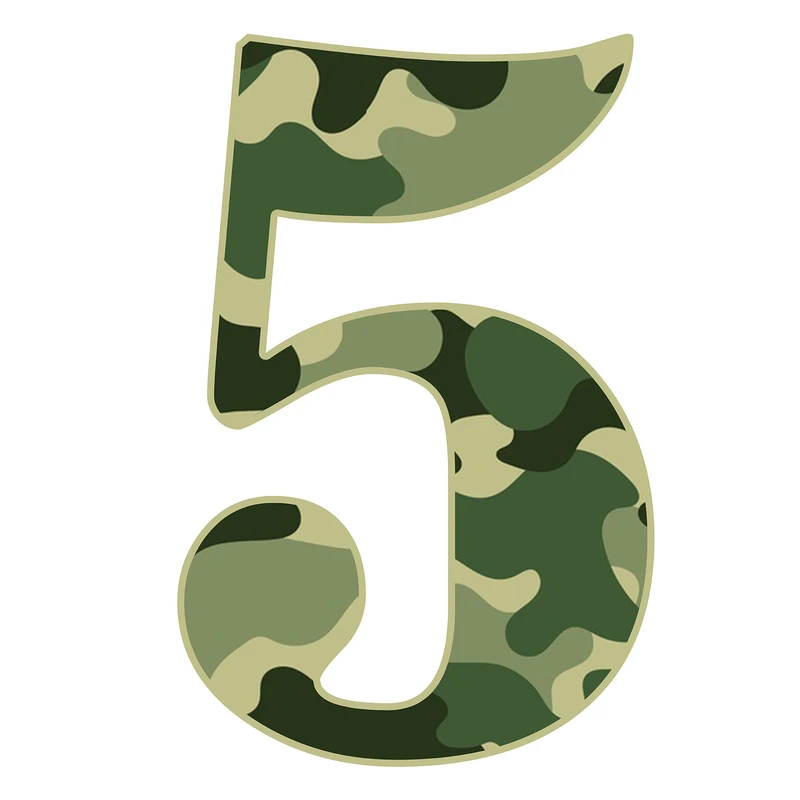 استند رومیزی مدل تولد عدد 5 کد 705