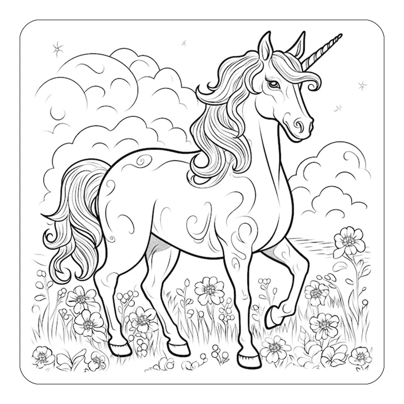 مگنت کاکتی طرح اسب تک شاخ و یونیکورن مدل mp33047