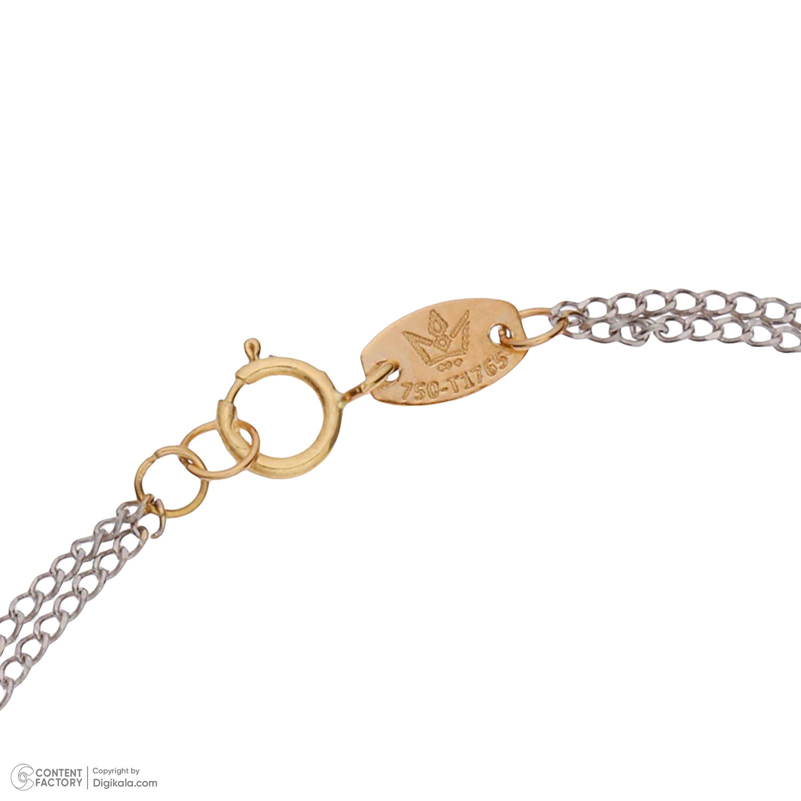 دستبند طلا 18 عیار زنانه مایا ماهک مدل MB1690 -  - 3