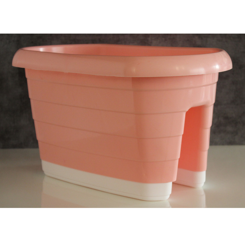 گلدان مدل نرده ای پلاستیکی کد FN2-3 مجموعه 3عددی