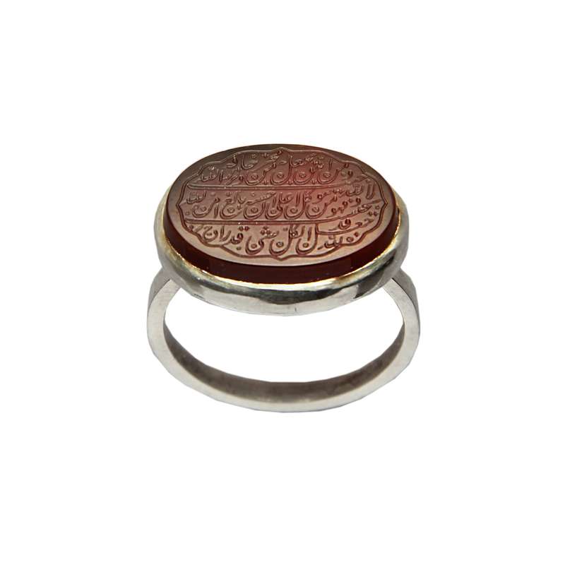انگشتر نقره مردانه مدل  ReligiousRing-015