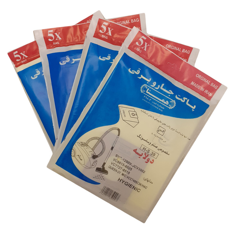 کیسه جاروبرقی همتا کد H_S 39 مناسب برای سامسونگ و صنام بسته 20 عددی