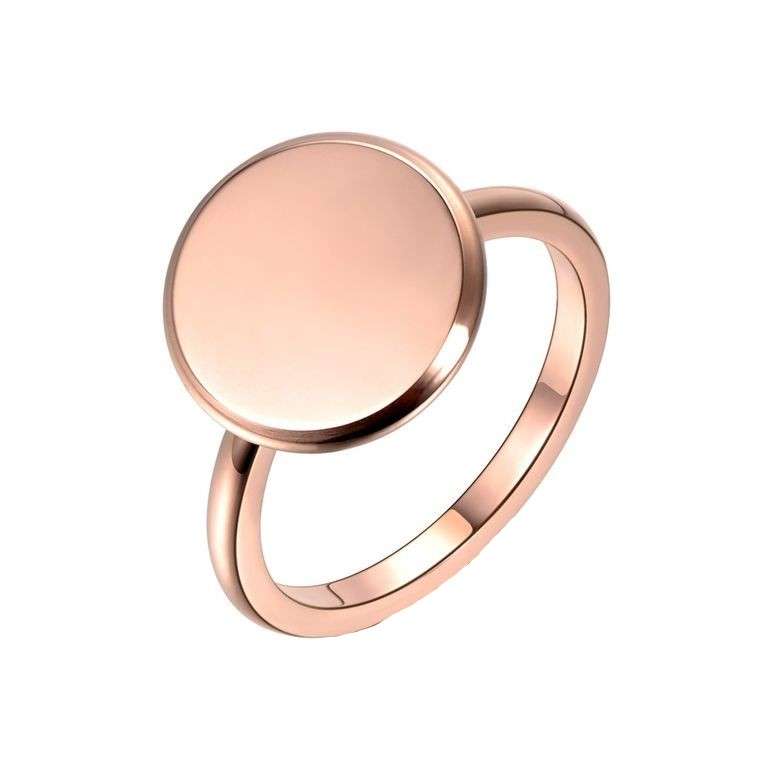   انگشتر طلا 18 عیار زنانه قیراط طرح دایره کد GH3200