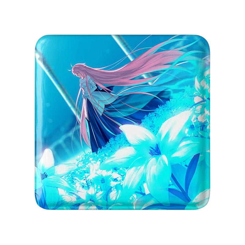 مگنت خندالو طرح بازی تسوکی هیمه‌ (Tsukihime) مدل مربعی کد 34554