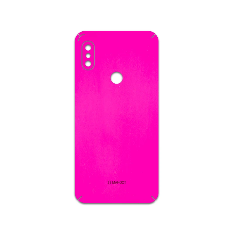 برچسب پوششی ماهوت مدل Phosphorus-Pink مناسب برای گوشی موبایل شیائومی Redmi Note 6 Pro