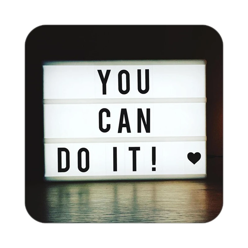 زیر لیوانی کاکتی طرح جملات انگیزشی و مثبت مدل mp24591