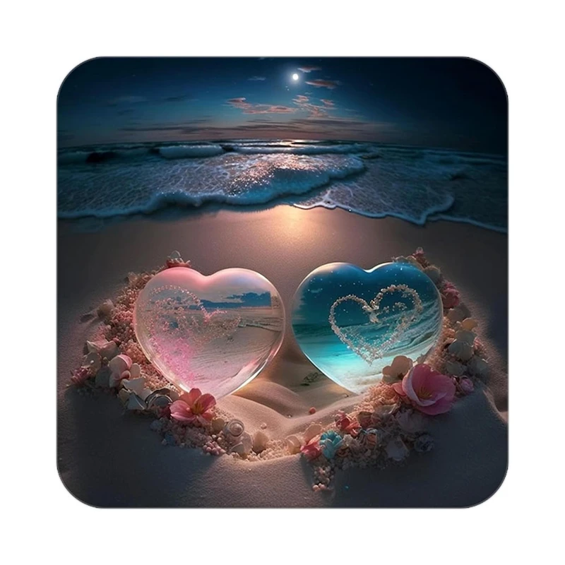 زیر لیوانی کاکتی مدل عاشقانه کد mp13450