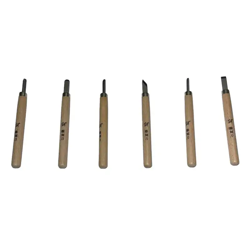 مغار مدل چوبی کد xc-87654 بسته 6 عددی