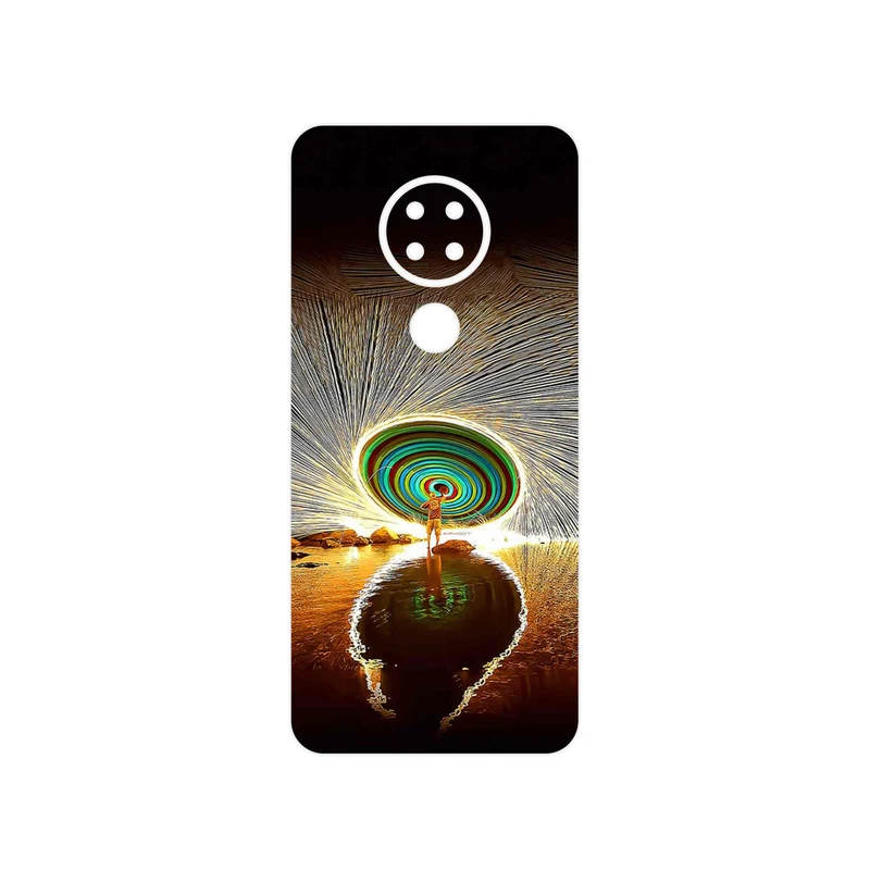 برچسب پوششی ماهوت مدل Night Light Fountain مناسب برای گوشی موبایل نوکیا 7.2